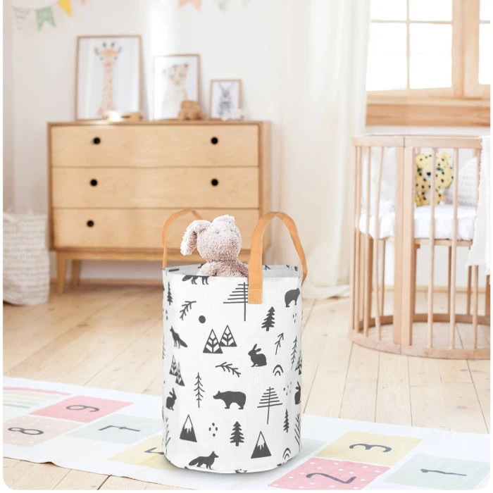 Корзина для игрушек Nukido белая