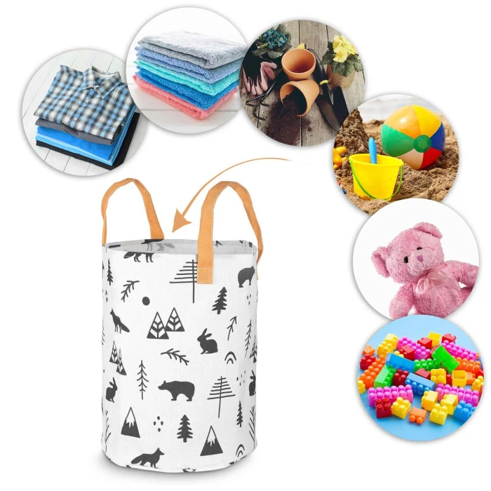 Корзина для игрушек Nukido белая