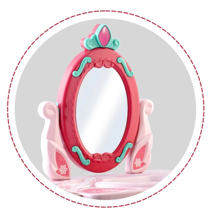 Детский туалетный столик 3в1 Xiong Cheng с аксессуарами