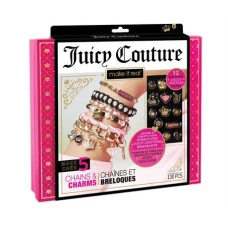 Набор для создания шарм-браслетов Королевский шарм Make it Real Juicy Couture 130 эл. (MR4404)