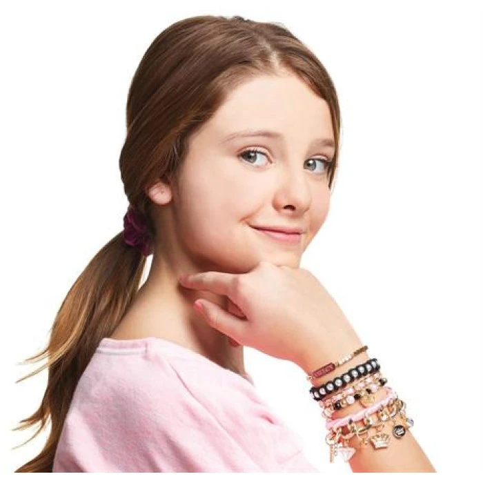 Набор для создания шарм-браслетов Королевский шарм Make it Real Juicy Couture 130 эл. (MR4404)