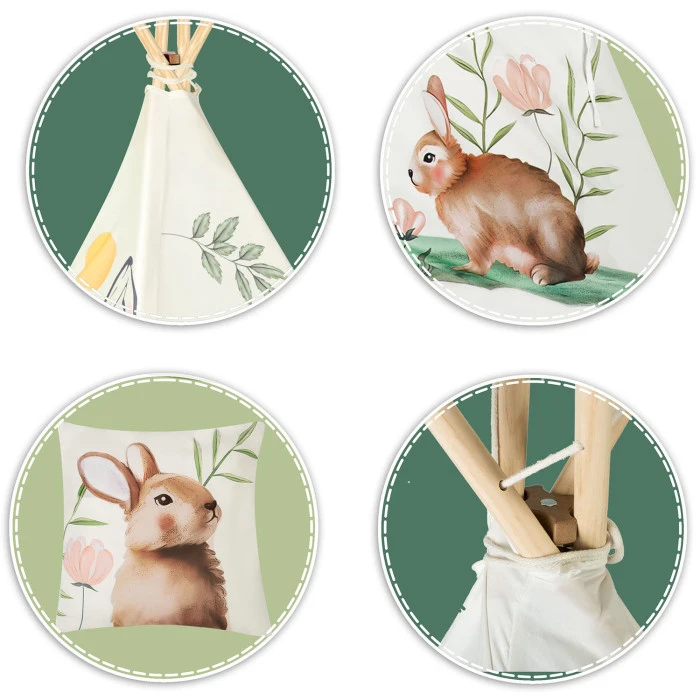 Вигвам детский Nukido бежевый