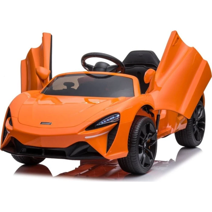 Детская аккумуляторная машинка Детский McLaren Artura Оранжевая
