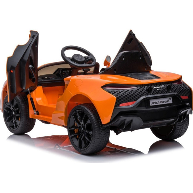 Дитяча акумуляторна машинка Дитячий McLaren Artura Помаранчева