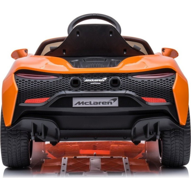 Дитяча акумуляторна машинка Дитячий McLaren Artura Помаранчева