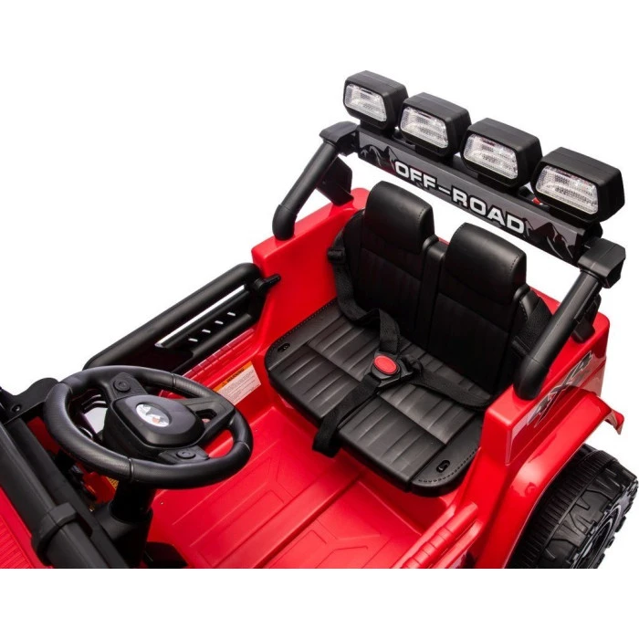 Дитячий акумуляторний позашляховик CLIMBER Червоний