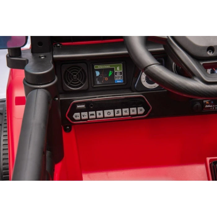 Дитячий акумуляторний позашляховик CLIMBER Червоний