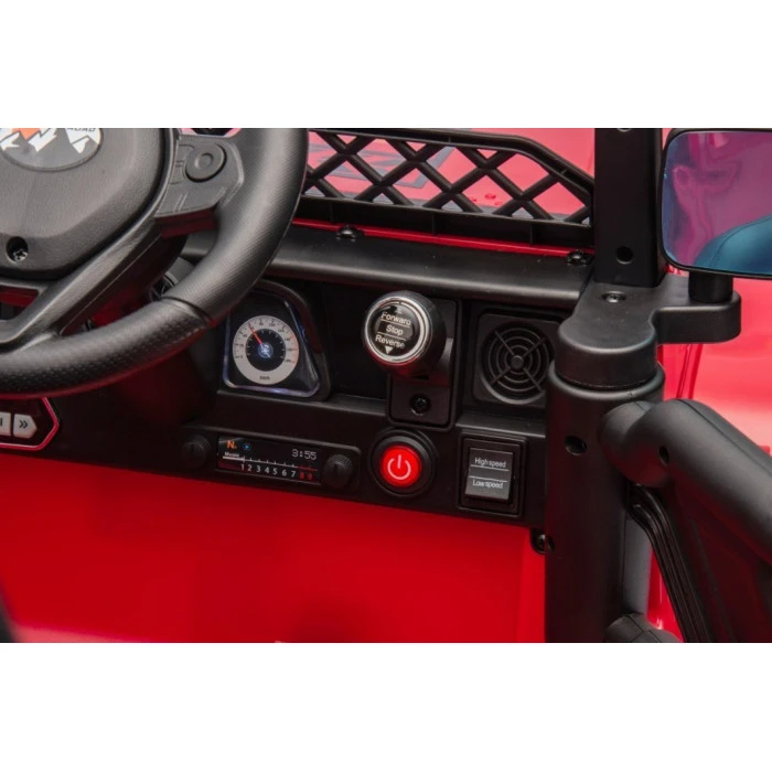 Дитячий акумуляторний позашляховик CLIMBER Червоний