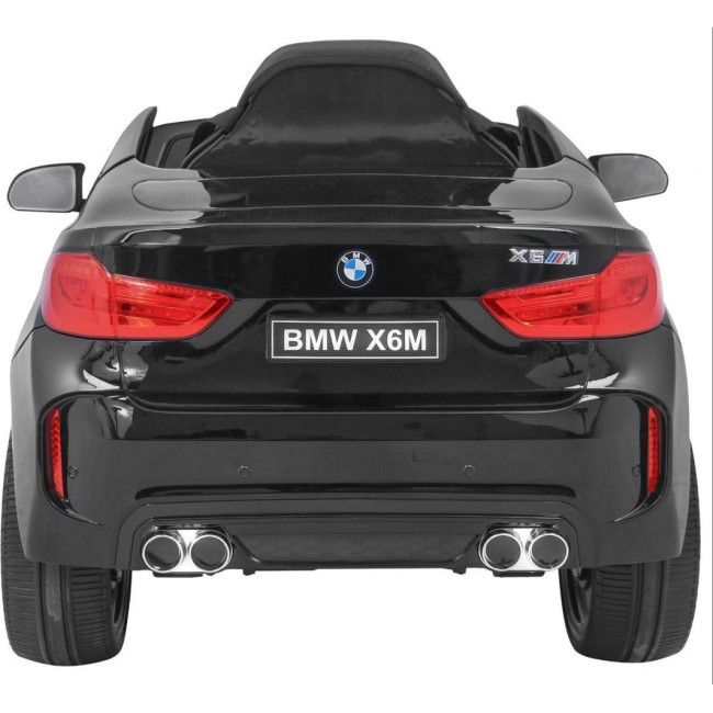 Дитяча акумуляторна машинка BMW X6M Чорна
