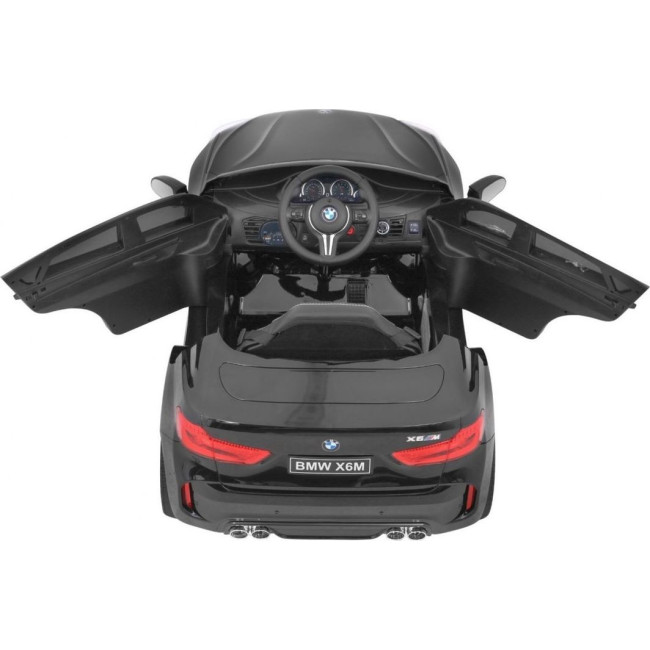 Дитяча акумуляторна машинка BMW X6M Чорна