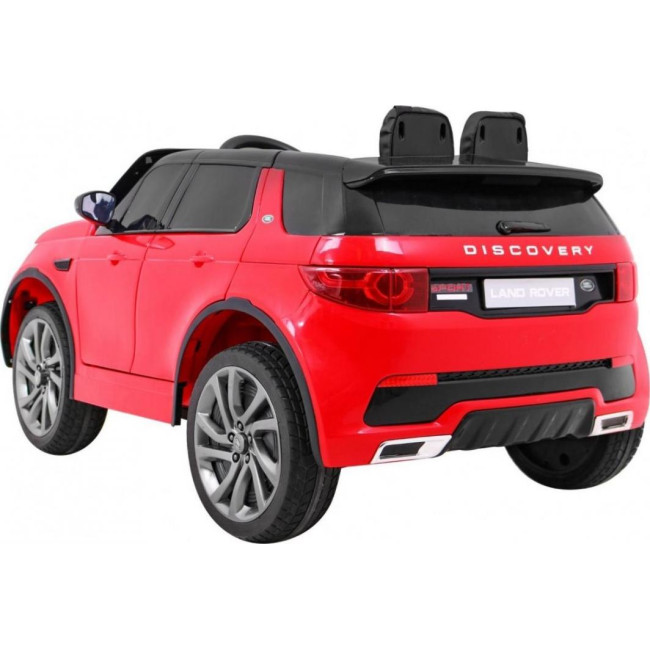 Детская аккумуляторная машинка Land Rover Discovery Красная