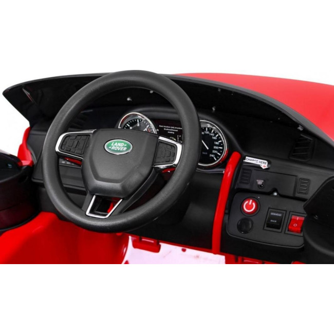 Детская аккумуляторная машинка Land Rover Discovery Красная
