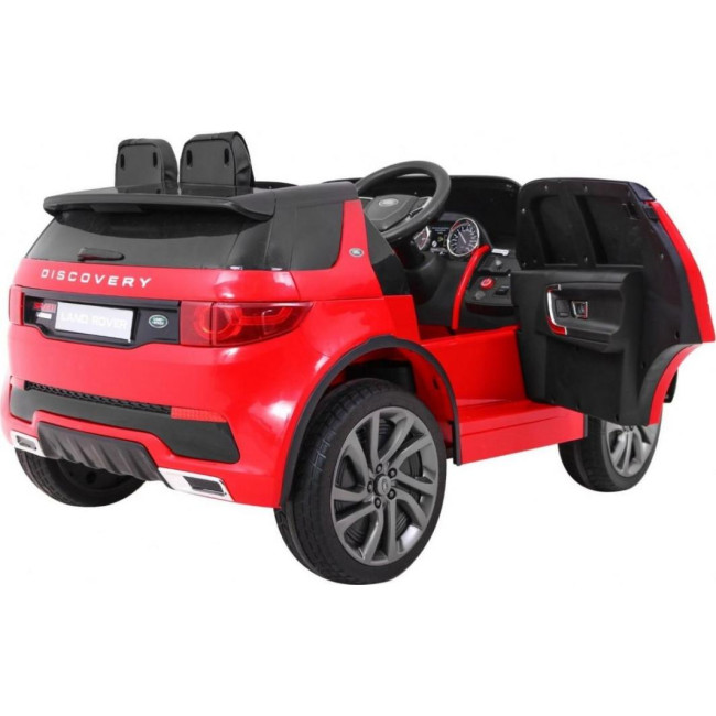 Детская аккумуляторная машинка Land Rover Discovery Красная