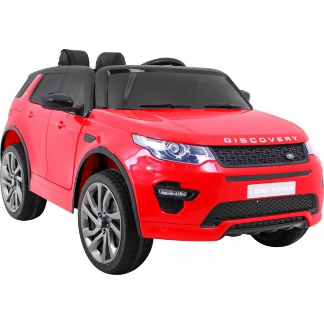 Детская аккумуляторная машинка Land Rover Discovery Красная