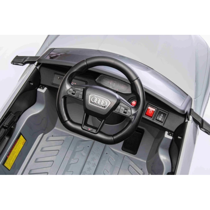 Дитяча акумуляторна машинка Audi SQ8 Сіра