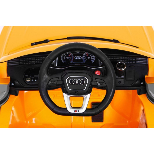 Детская аккумуляторная машинка Audi Q8 Желтая