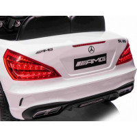 Детская аккумуляторная машинка Mercedes Benz AMG SL65 S Белая