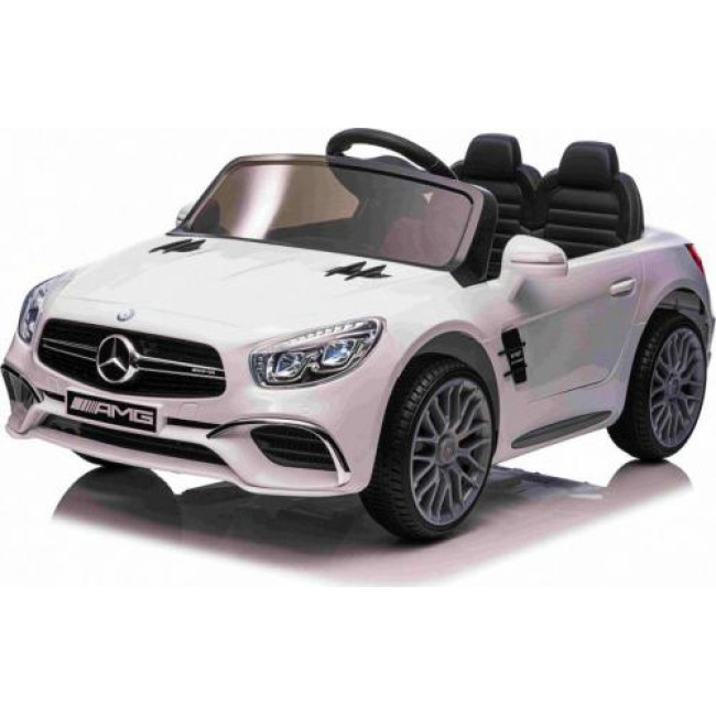 Детская аккумуляторная машинка Mercedes Benz AMG SL65 S Белая
