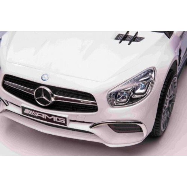Детская аккумуляторная машинка Mercedes Benz AMG SL65 S Белая
