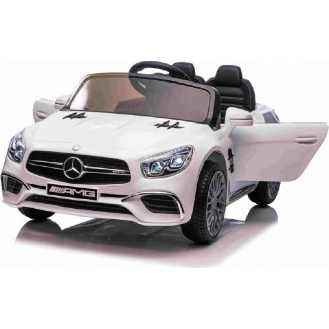 Детская аккумуляторная машинка Mercedes Benz AMG SL65 S Белая