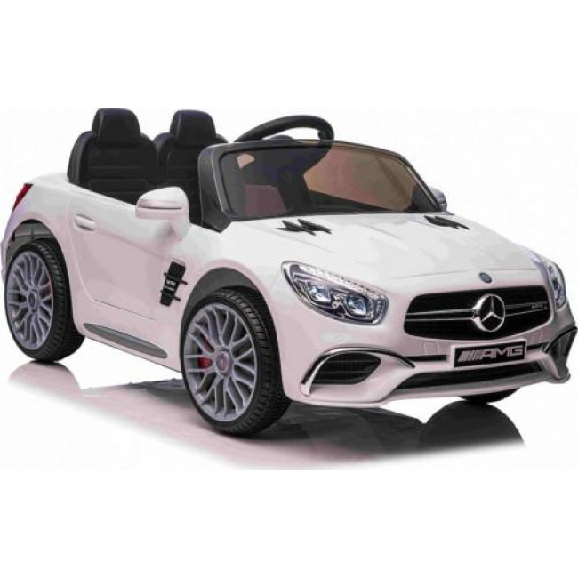 Детская аккумуляторная машинка Mercedes Benz AMG SL65 S Белая
