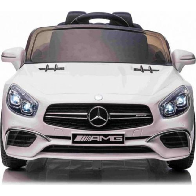 Детская аккумуляторная машинка Mercedes Benz AMG SL65 S Белая