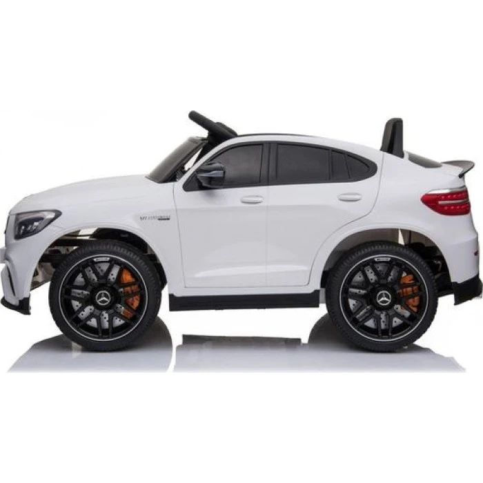 Детская аккумуляторная машинка Mercedes Benz GLC63S Белая