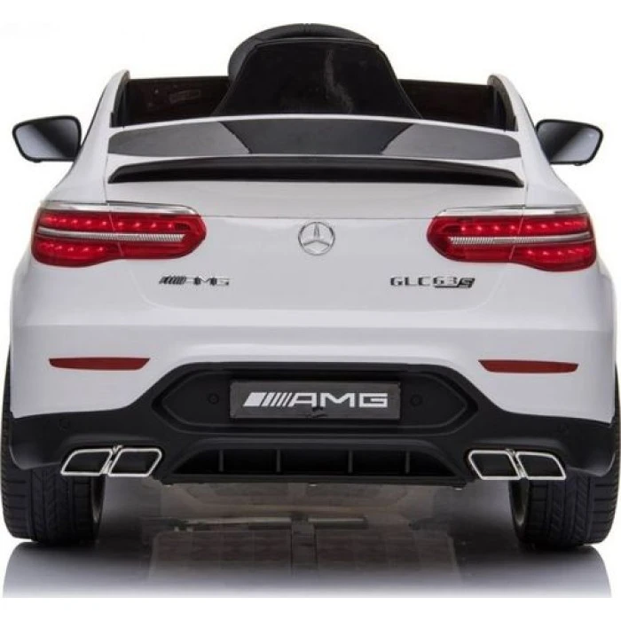 Детская аккумуляторная машинка Mercedes Benz GLC63S Белая