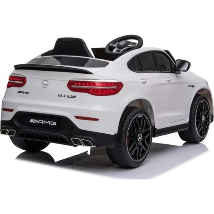 Детская аккумуляторная машинка Mercedes Benz GLC63S Белая