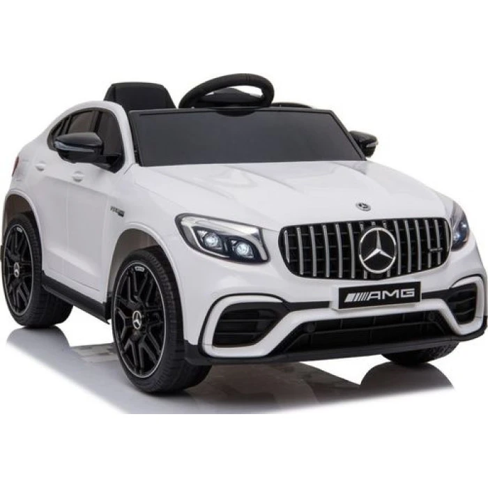 Детская аккумуляторная машинка Mercedes Benz GLC63S Белая