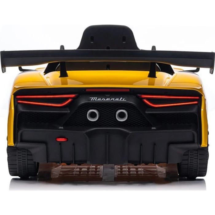 Дитяча акумуляторна машинка Maserati MC20 GT2 Жовта