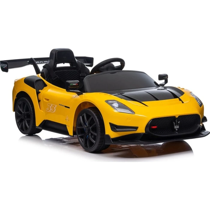 Дитяча акумуляторна машинка Maserati MC20 GT2 Жовта