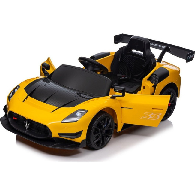 Детская аккумуляторная машинка Maserati MC20 GT2 Желтая