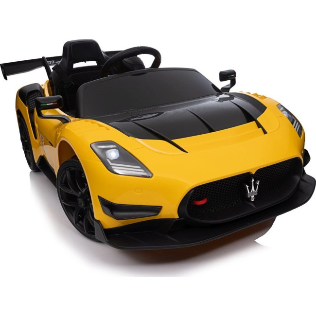 Детская аккумуляторная машинка Maserati MC20 GT2 Желтая