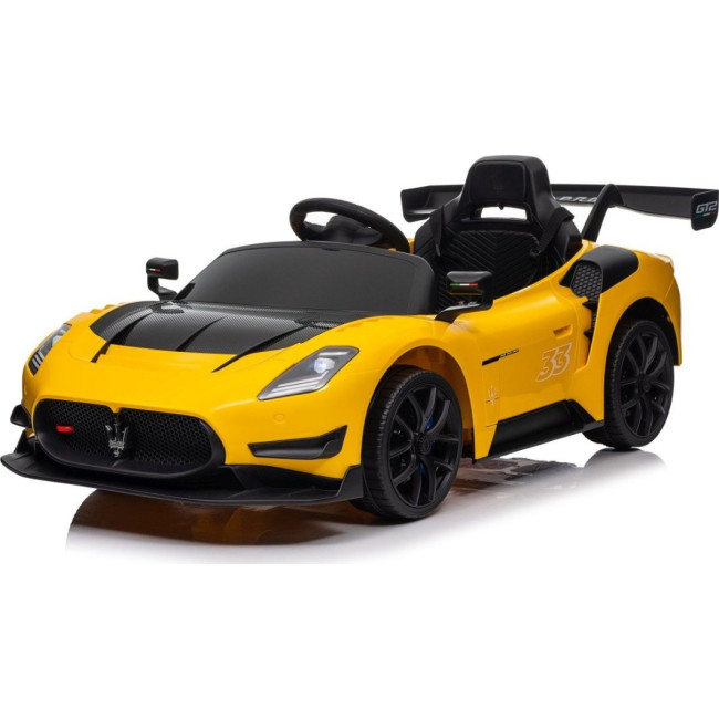 Детская аккумуляторная машинка Maserati MC20 GT2 Желтая