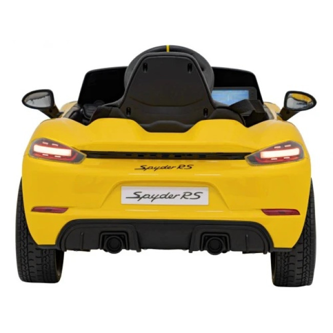 Детская аккумуляторная машинка Porsche 718 MP4 Желтая