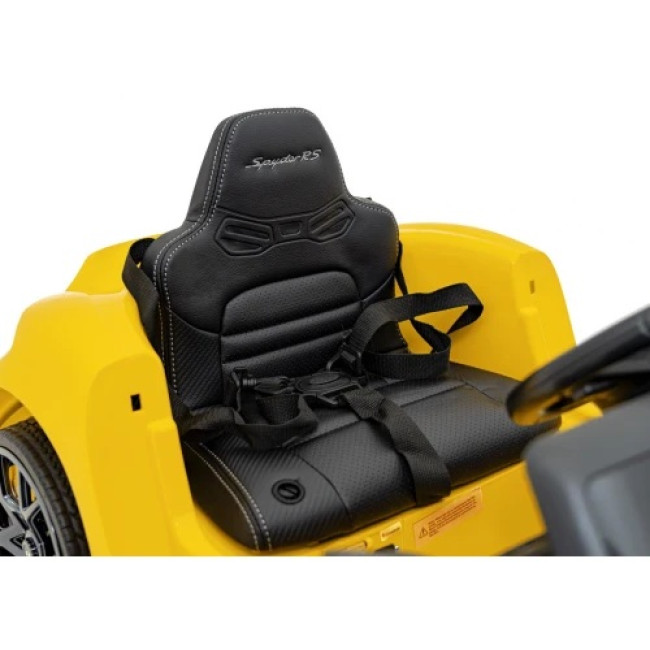Детская аккумуляторная машинка Porsche 718 MP4 Желтая