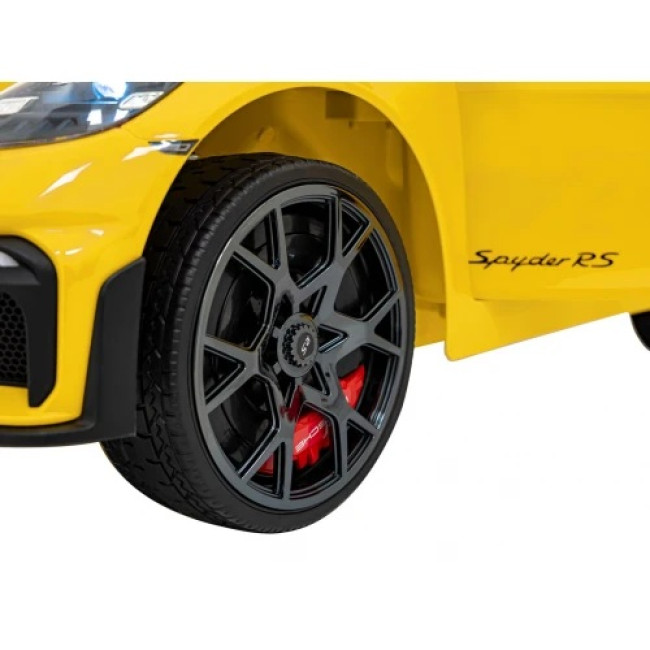Детская аккумуляторная машинка Porsche 718 MP4 Желтая