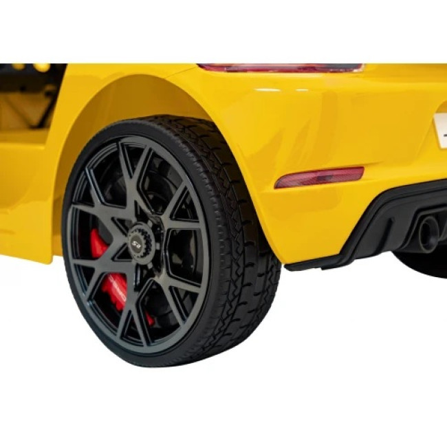 Детская аккумуляторная машинка Porsche 718 MP4 Желтая