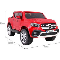Дитяча акумуляторна машинка Mercedes Benz X-Class Червона
