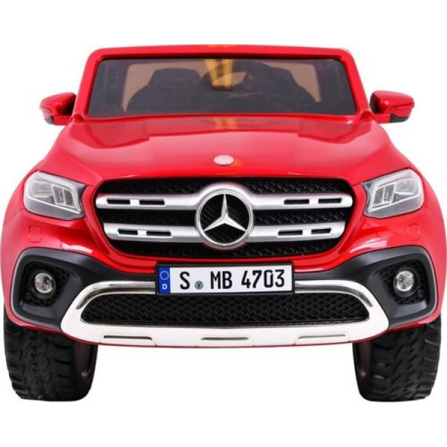Детская аккумуляторная машинка Mercedes Benz X-Class Красная