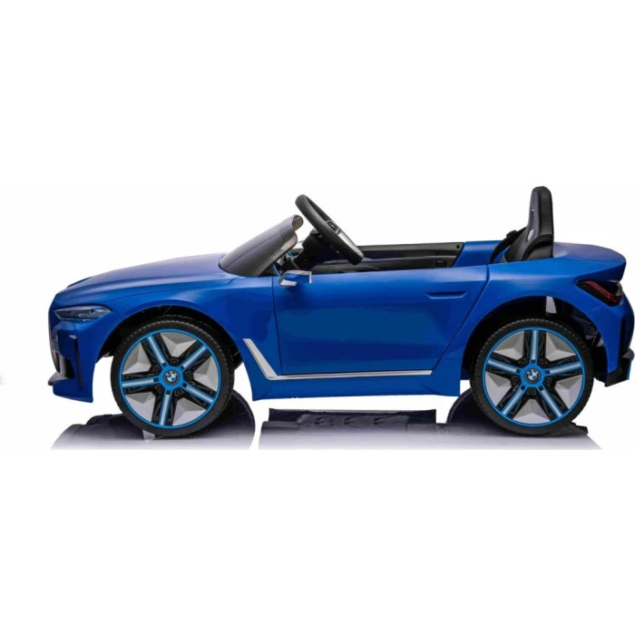 Детская аккумуляторная машинка BMW i4 Синяя