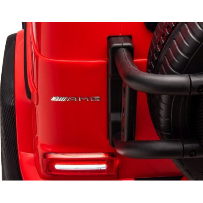 Детская аккумуляторная машинка Mercedes Benz G63 AMG XXL Красная