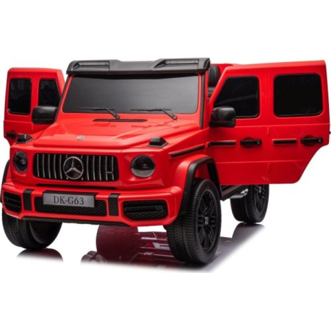 Детская аккумуляторная машинка Mercedes Benz G63 AMG XXL Красная