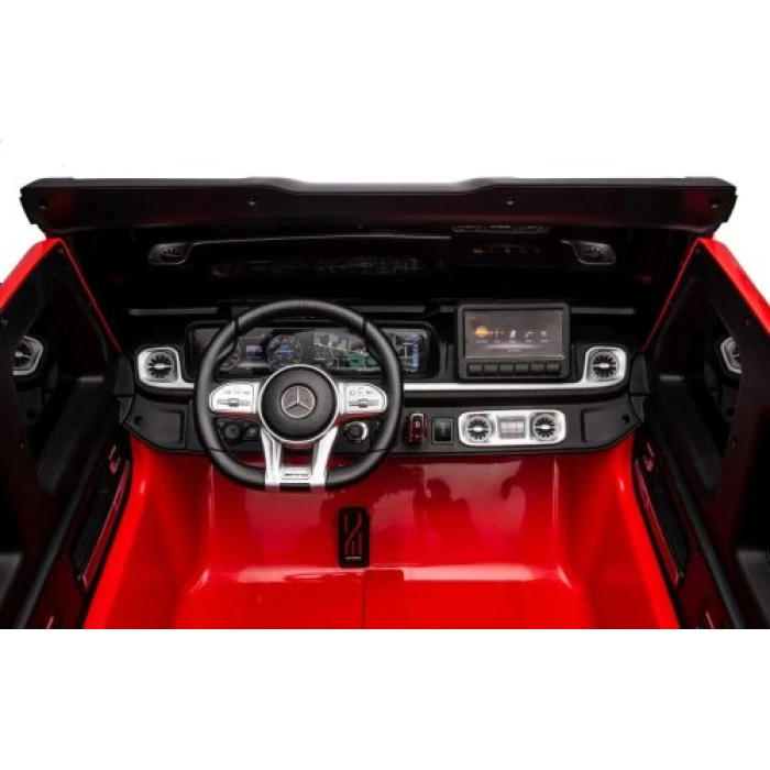 Дитяча акумуляторна машинка Mercedes Benz G63 AMG XXL Червона