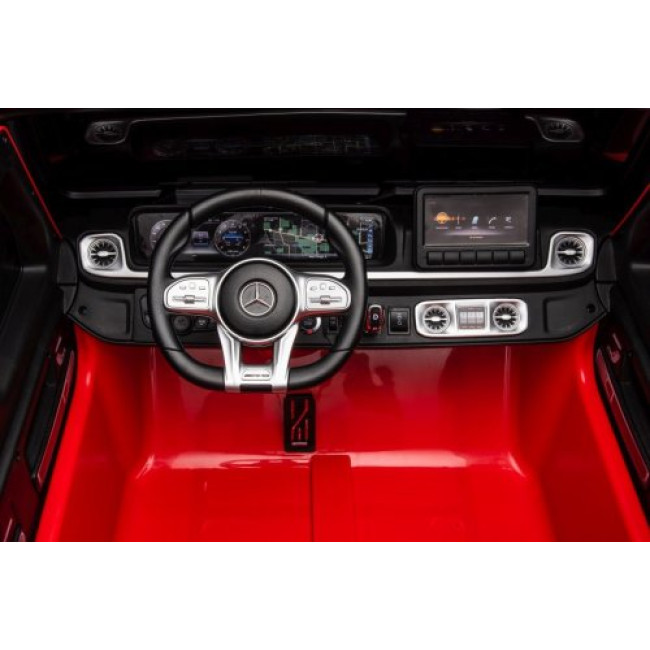 Детская аккумуляторная машинка Mercedes Benz G63 AMG XXL Красная