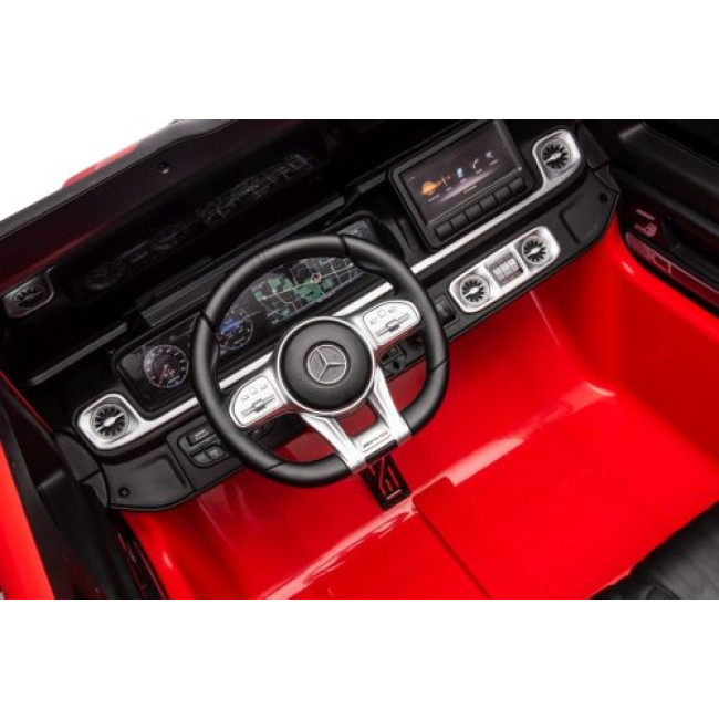 Детская аккумуляторная машинка Mercedes Benz G63 AMG XXL Красная