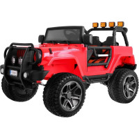 Дитячий акумуляторний позашляховик Jeep Monster 4x4 Червоний