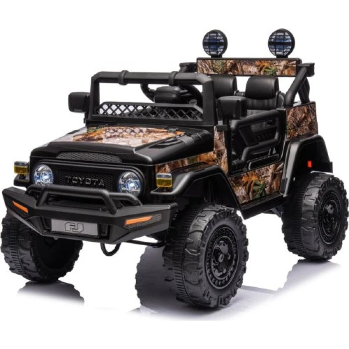 Дитяча акумуляторна машинка Toyota FJ Cruiser Чорна