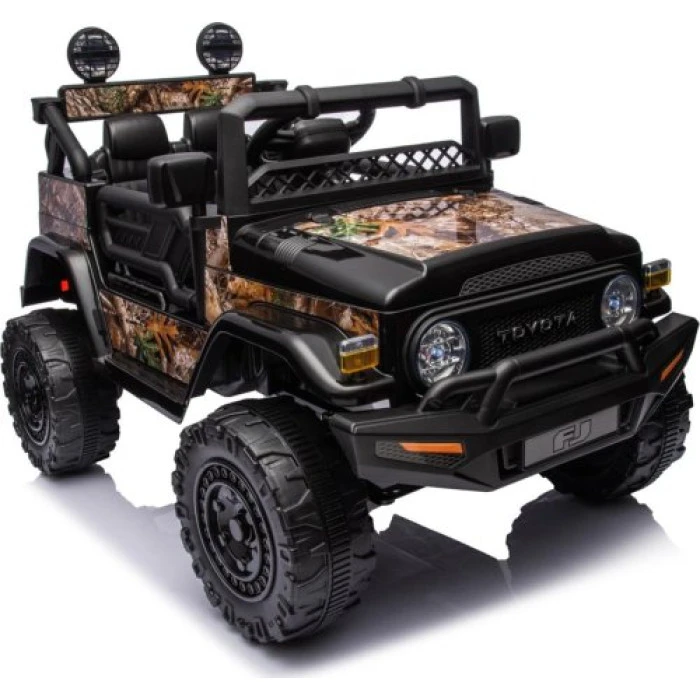 Дитяча акумуляторна машинка Toyota FJ Cruiser Чорна